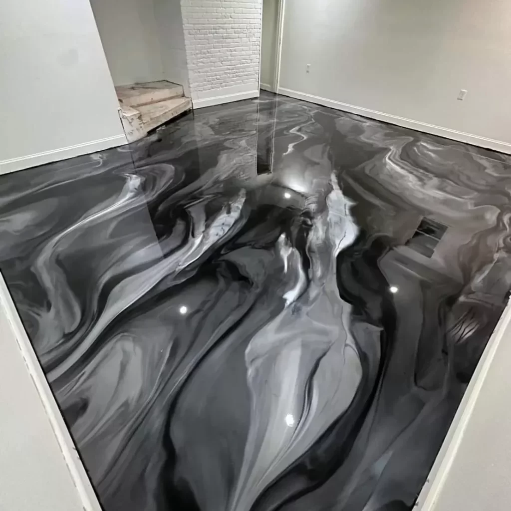 Decorative Metallic Epoxy Flooring